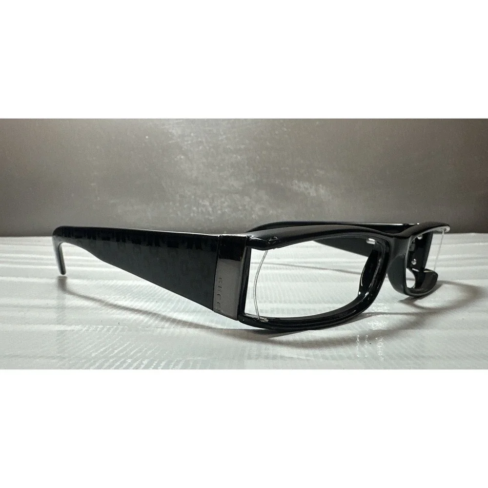 Gucci GG Rectangular Sunglass Eyeglass (Frame Only )Black